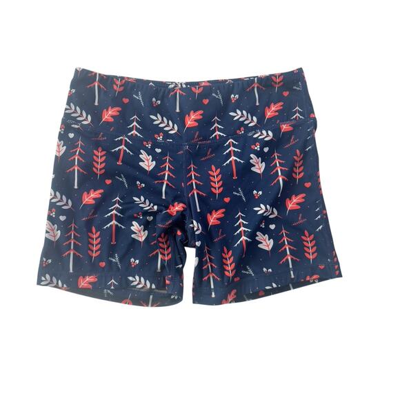 I Am Becoming IAB MFG No Ride Womens Medium 8 Pull On Shorts Crossfit Blue #5440 - Picture 1 of 14